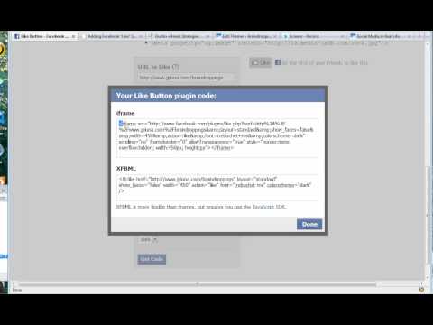 How To Add a Facebook LIKE Button To Your WordPress.org Blog