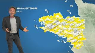 Illustration de l'actualité La météo de votre mercredi 9 septembre 2026