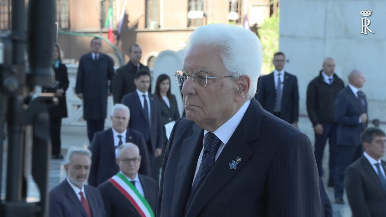 IL PRESIDENTE MATTARELLA RENDE OMAGGIO AL MILITE IGNOTO NEL GIORNO DELL’UNITÀ NAZIONALE
