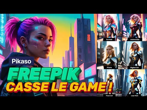 Freepik Casse le Game avec le tout nouveau Text To Image de Pikaso