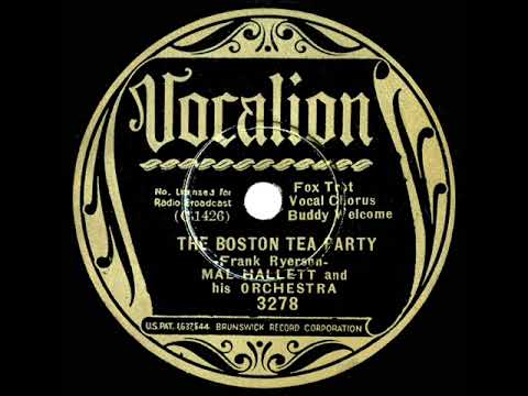 1936 Mal Hallett theme song - The Boston Tea Party (Buddy Welcome, vocal)