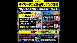 2026/08/25 - Daily SVOD Anime Ranking｜なぜ全アニメ順位が一晩で揃ったのか