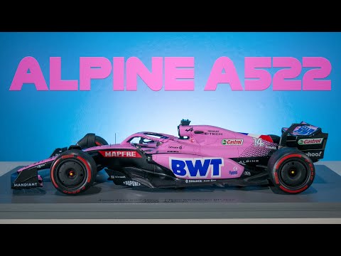 Spark 1/18 Fernando Alonso Alpine A522 Bahrain GP 2022 Model Car | Unboxing & Review