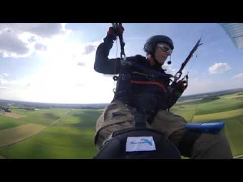 Paragliding winch flight in Terheijden - 360 mode