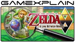 Zelda: A Link Between Worlds - Gameplay Analysis (Secrets & Hidden Details)