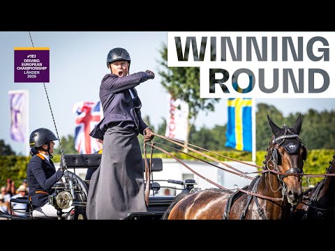 King of Cones — and Europe! 👑  Bram Defends His Title! | FEI Driving European Championship 2025