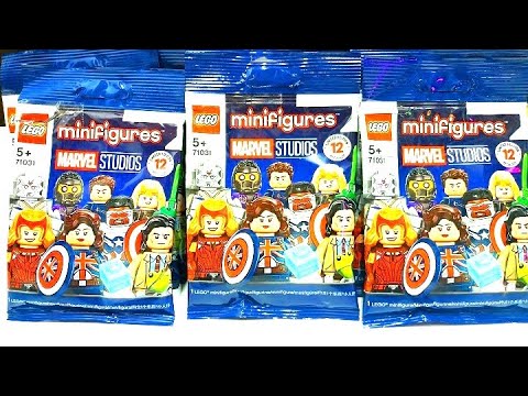 Mystery LEGO Marvel Studios Minifigures - 12 Pack Opening! (RARE Minifigures!)