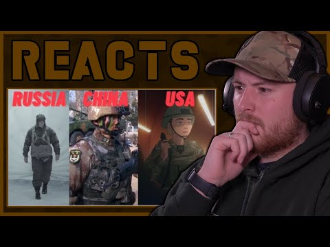 Army Recruitment Ads: China vs Russia vs USA (Royal Marine Reacts)