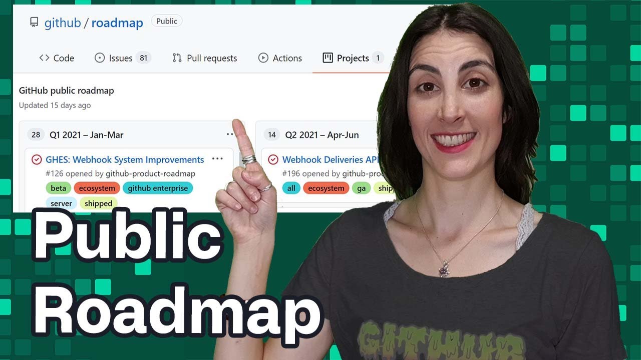 Check out all the upcoming releases with GitHub's Public Roadmap; available on project boards