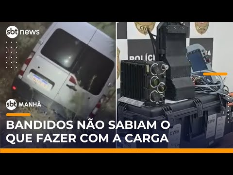 Bandidos roubam van da Embraer com peças de avião avaliadas em R$ 2 milhões em Juquitiba