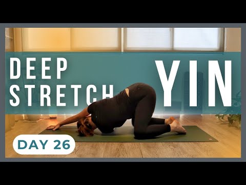 30-Minute Evening Yin Yoga Stretch | Bedtime Yin Yoga Challenge Day 26
