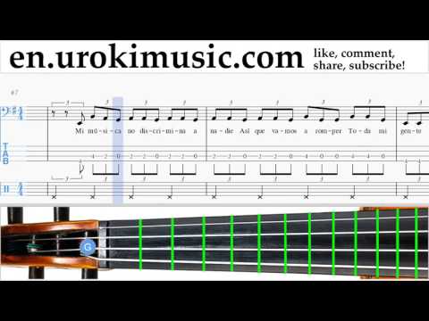 How to Play Cello J. Balvin, Willy William - Mi Gente Tabs Part#2 um-i352