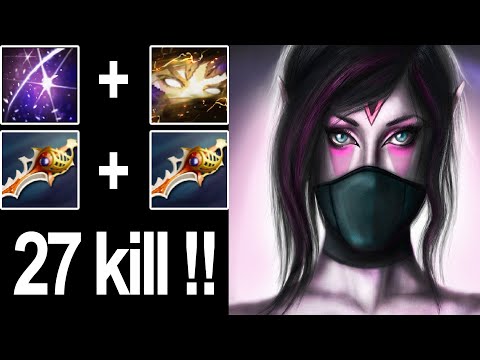 Templar Assassin 27kill with 2 Divine Rapier ! DONT TRY THIS AT HOME ! 2020 DOTA 2