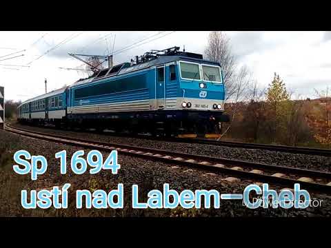 Vlaky v oblouku Karlovy Vary 26.10 2017