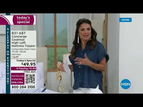 HSN | Concierge Collection Bedding Celebration 07.03.2023 - 02 AM
