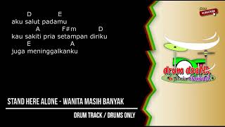 Download lagu Stand Here Alone - Wanita Masih Banyak (drums only) [chord gitar & lirik] mp3