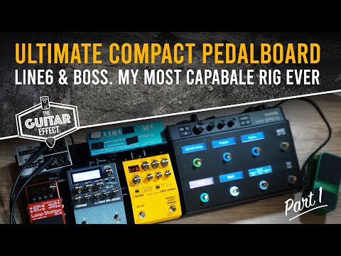 Ultimate Compact Pedalboard Part 1. The HX Effects combined with the Boss OD200, IR200 and RC5.