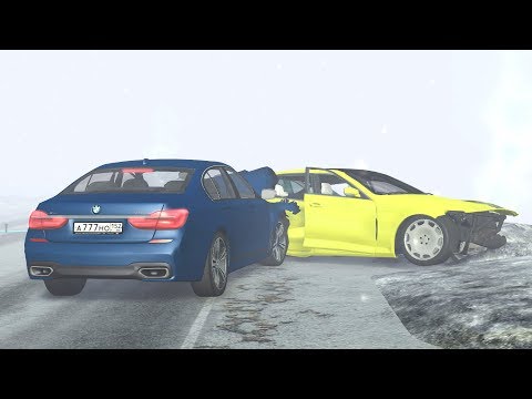 Fog Pileups Crashes #15 - BeamNG Drive