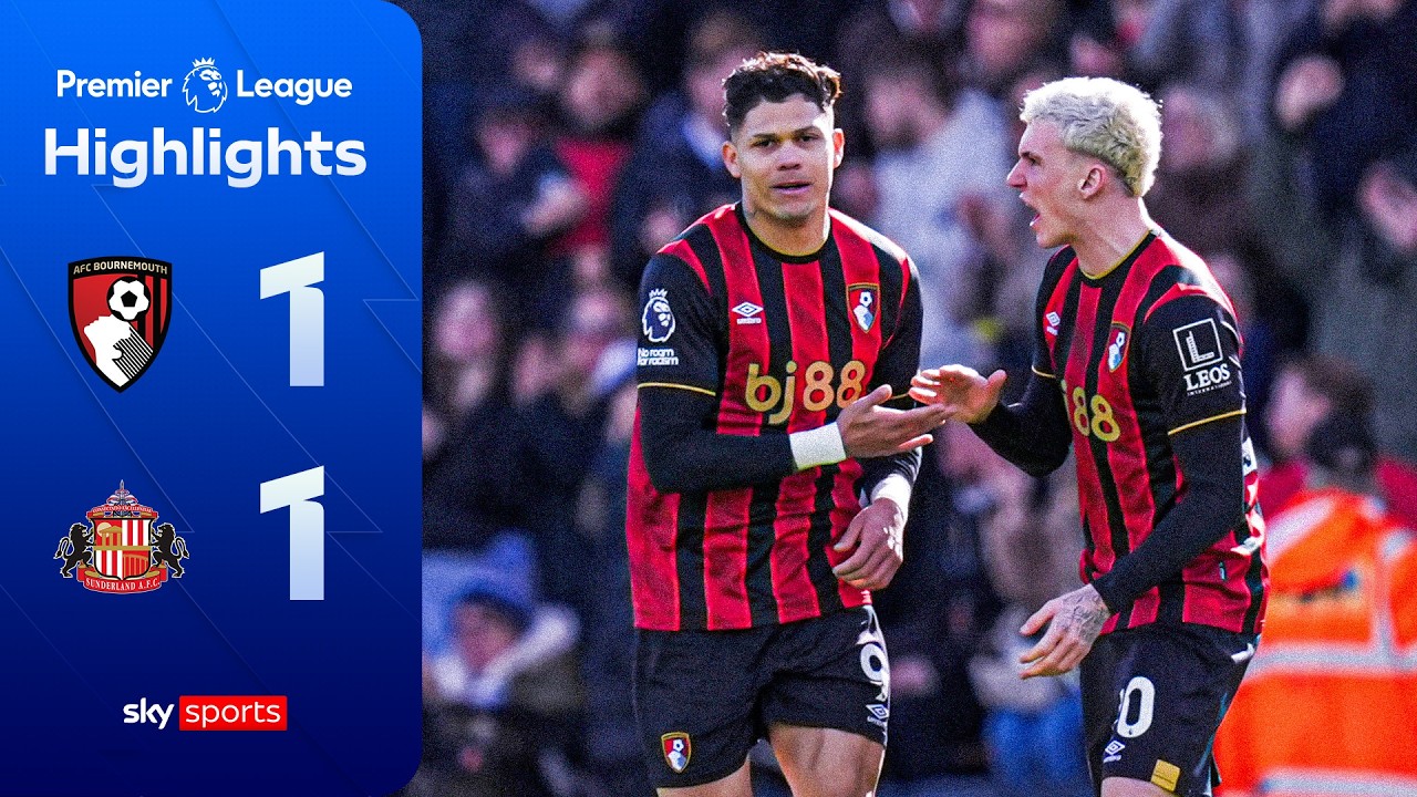 Evanilson EXTENDS Cherries' unbeaten run! | Bournemouth 1-1 Sunderland | Premier League Highlights