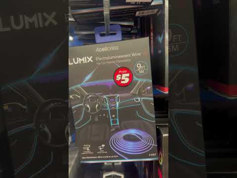 Dollar Tree - Light up your car interior with LUMIX