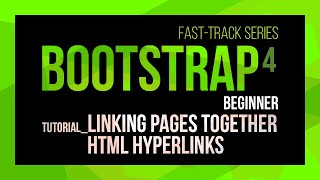 Linking pages with HTML and Bootstrap