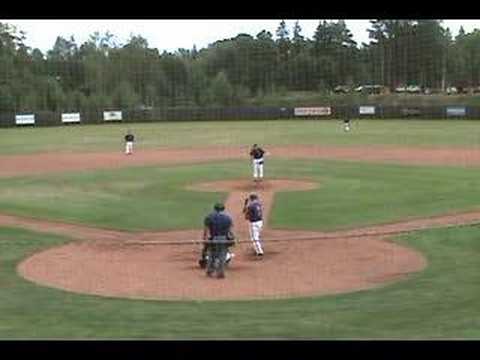 Baseboll Sverige, Rättvik Butchers Magnus Höglund Pitching