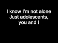 Incubus - Adolescents (lyrics)