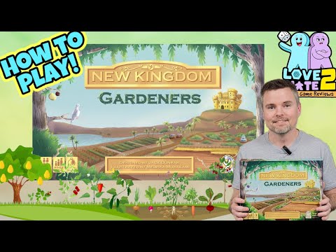 How To Play New Kingdom: Gardeners - Love 2 Hate #boardgames Review | New Kingdom Gaming