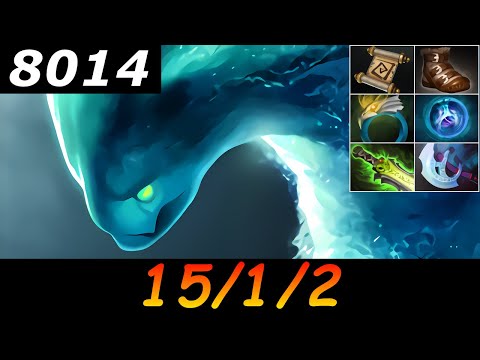 Dota 2 Morphling 8014 MMR 15/1/2 (Kills/Deaths/Assists) Ranked Full Gameplay