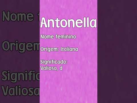 Vídeo: Antonella: perguntas e respostas sobre o significado