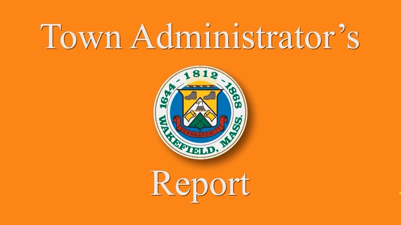 Town Administrator's Report - December 21, 2022