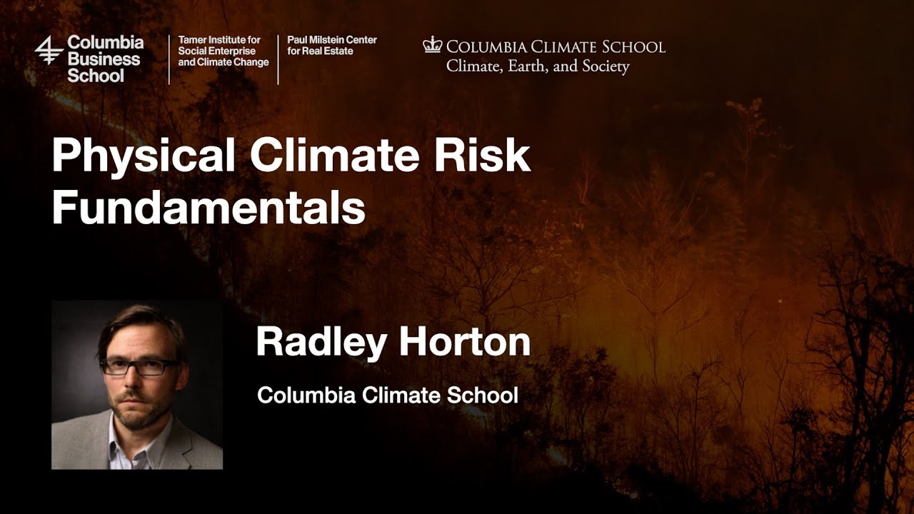 Physical Climate Risk Fundamentals