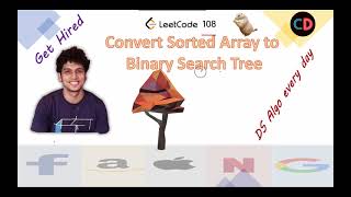 YouTube video 'Convert Sorted Array to Binary Search Tree | Leetcode 108 | Live coding session'