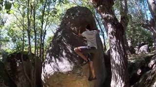 Video thumbnail of Problem 50 (Arche), 5a. Targasonne