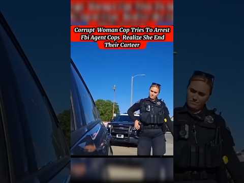 Corrupt Cop Tries Arresting FBI Agent 🚔 😳 #bodycam #police #usa