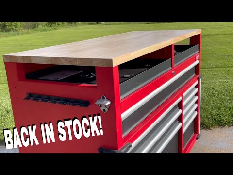 THE MILWAUKEE 52" HIGH CAPACITY MOBILE WORKBENCH WILL GET YOU ORGANIZED!!