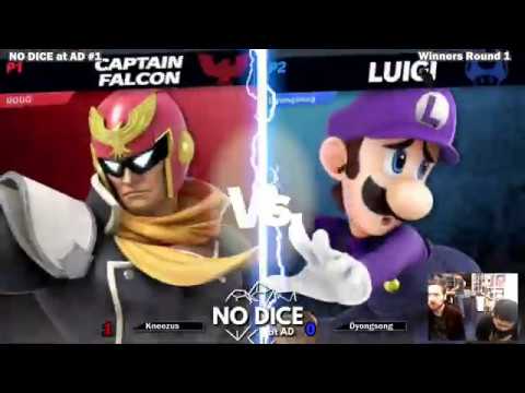 NO DICE at AD #1 - Kneezus (Cpt. Falcon) vs. Dyongsong (Luigi) - Winners R1