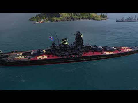 World of Warships Legends PS5: Golden Yamato Gameplay