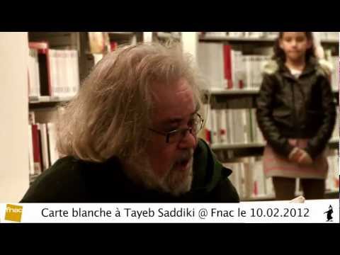 Carte blanche à Tayeb Seddiki  - Fnac Maroc