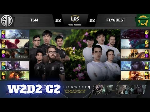 TSM vs FlyQuest | Week 2 Day 2 S10 LCS Summer 2020 | TSM vs FLY W2D2