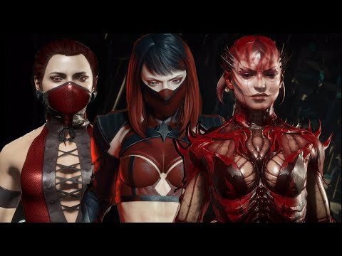 MORTAL KOMBAT SKARLET Evolution Skins and ALT Costume MK9 - MK11 Skin MORTAL KOMBAT 11 update 1
