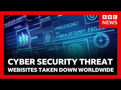 Websites taken down worldwide as AI reveals critical cyber-security threat | BBC News