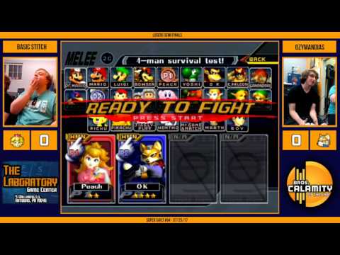 S@LT #94 | Basic Stitch (Peach) vs Ozymandias (Fox) - Losers Semi Finals - SSBM Singles