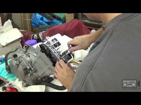 How to install cams & timing on a dirt bike KLX 351 "Katsumi"