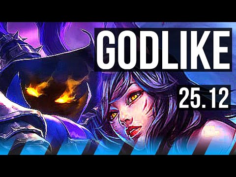VEIGAR vs AHRI (MID) | Godlike, 10/3/7 | EUW Grandmaster | 25.12