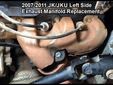 Exhaust Manifold Replacement on a Jeep Wrangler JK/JKU (3.8L Motor) - It's a Jeep World (DIY)