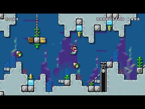 [2-2] Raindrop Reef by Sypher - Super Mario Maker - No Commentary 1bn