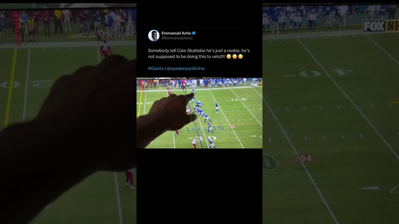 Who's drafting him to their fantasy teams now? 😳 #giants #nfl #nfltiktok