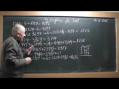 1/3 Lectia 1762 - Clasa 3 - Pregatire pentru test - Aflarea unei necunoscute dintr-o egalitate