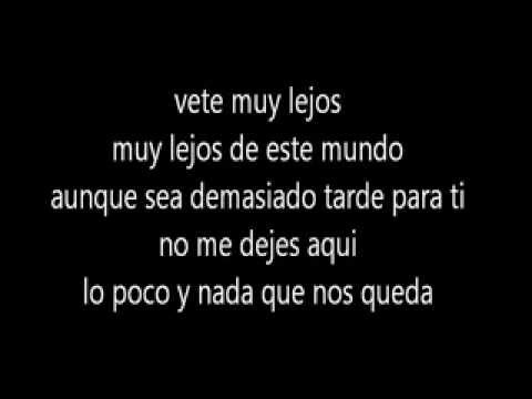Ahora que no estas- Los bunkers lyrics